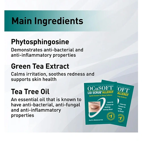 Ocusoft lid scrub allergy