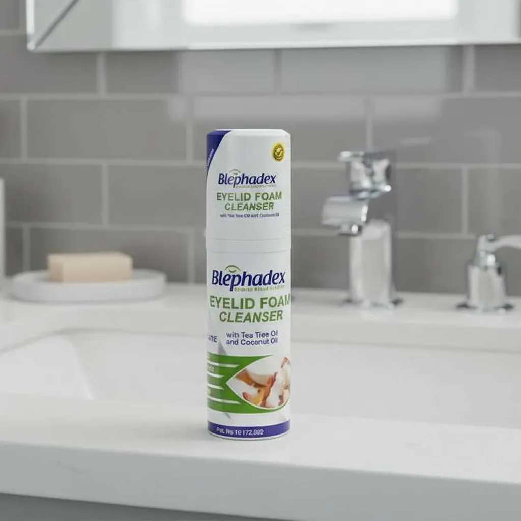 Blephadex Eyelid Foam Cleanser – Tea Tree And Coconut Oil Blephadex Eyelid Foam Cleanser