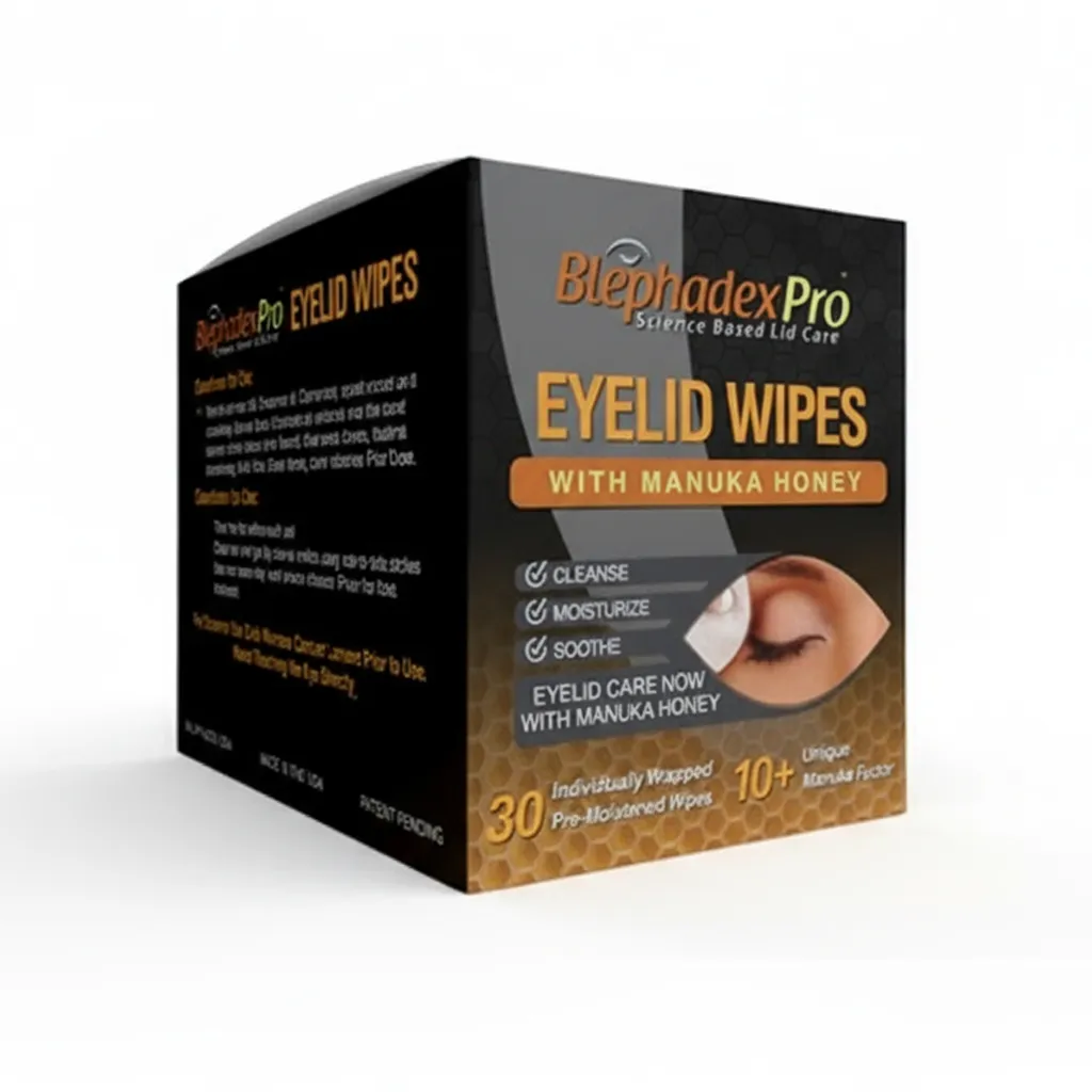 Blephadex Pro with Manuka Honey Wipes