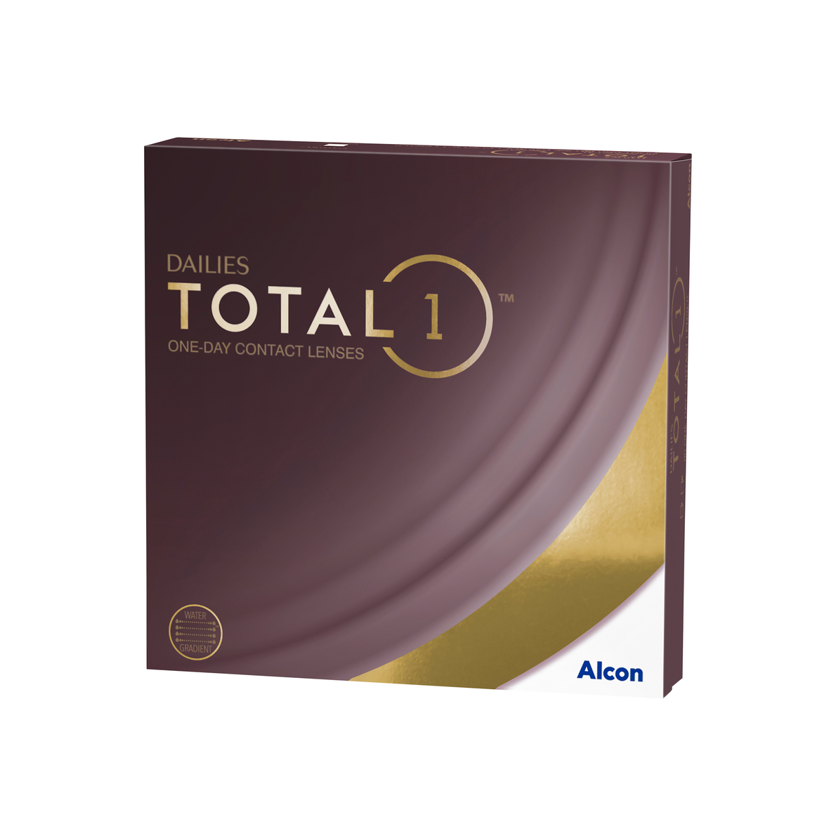 Dailies Total1 90 Pack contact lenses box