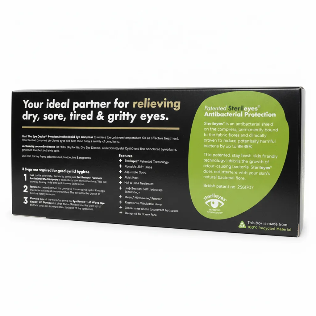 The Eye Doctor Premium Hot & Cold Antibacterial Eye Compress Eyecompress