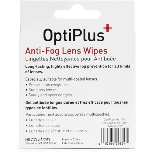 Optiplus Anti Fog Lens Wipes